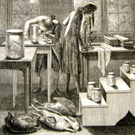 Daniel Chodowiecki metszete az 1780-as évekből 